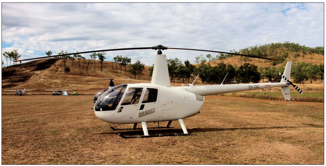 In-flight break-up involving a Robinson R44, VH-ZNZ, 41 km north